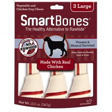 SMART BONES   大型潔齒骨  7"  (雞肉味 3支)